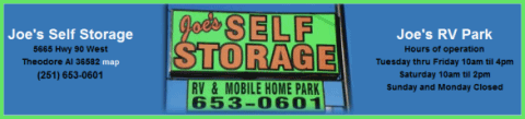 Joe's Self Storage and RV Park